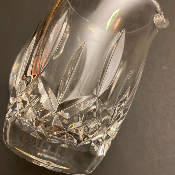 Waterford VTG Crystal Lismore Creamer 4” Pitcher Etched Seahorse Mark - Picture 4 of 5